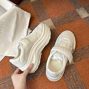 Gucci Wave White Wedge Sneaker - 3