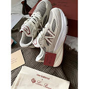 New Balance 990v6 MiUSA Loro Piana Beige Grey Sneaker - 2