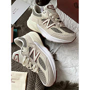 New Balance 990v6 MiUSA Loro Piana Beige Grey Sneaker - 5