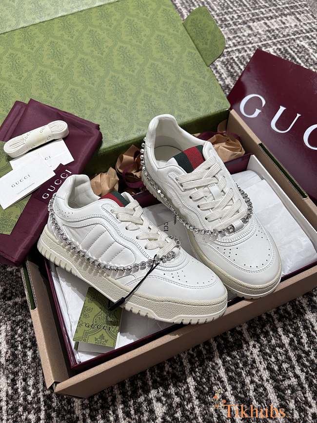 Gucci Sneaker Re-Web White  - 1