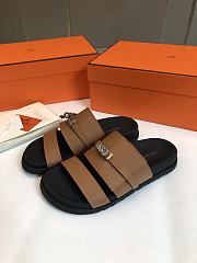 Hermes Jackson Sandal Brown - 3