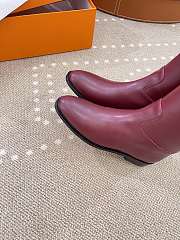 Hermes Jumping Boot Silver Wine - 2