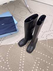 Prada Black Leather Boot - 4
