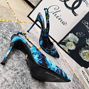 Dolce & Gabbana Floral Slingback Pumps 10cm - 5