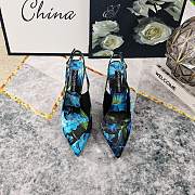 Dolce & Gabbana Floral Slingback Pumps 10cm - 3