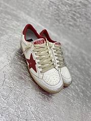 Golden Goose Deluxe Ball Star Sneakers White Red - 4