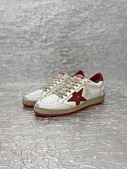 Golden Goose Deluxe Ball Star Sneakers White Red - 3