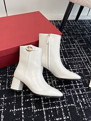 Valentino Vlogo Ankle Boot 70mm White - 3