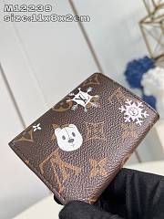 Louis Vuitton LV Rosalie Coin Blue 11x8x2.5cm - 3