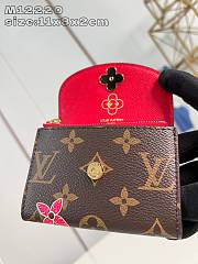 Louis Vuitton LV Rosalie Coin Red 11x8x2.5cm - 3