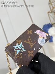 Louis Vuitton LV Key Pouch Blue 12x7x1.5cm - 2
