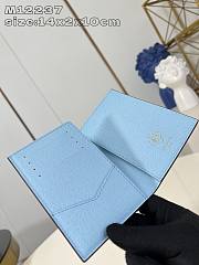 Louis Vuitton LV Passport Cover Blue 10x14x2.5cm - 3