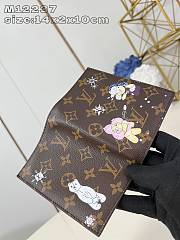 Louis Vuitton LV Passport Cover Blue 10x14x2.5cm - 2