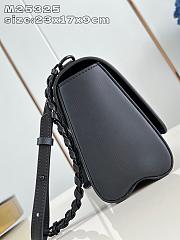 Louis Vuitton LV Twist MM All Black 23x17x9.5cm - 4