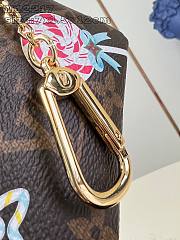 Louis Vuitton LV Key Pouch Red 12x7x1.5cm - 2