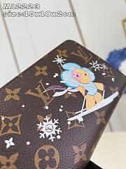 Louis Vuitton LV Zippy Wallet Blue 19.5x10.5x2.5cm - 4