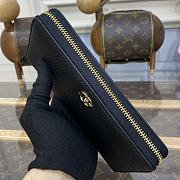 Gucci GG Marmont Zip Around Wallet Black Gold 19x10x2.5cm - 4