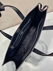 Prada Saffiano Leather Tote Coffee 40x30x9cm - 2