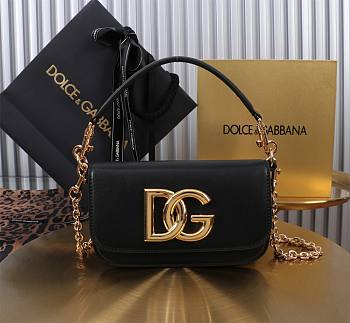 Dolce & Gabbana 3.5 Crossbody Bag Black 19x11x5cm