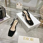 Dior Miss Paris Slingback Pump Black Patent Calfskin 4cm - 3
