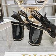 Dior Miss Paris Slingback Pump Black Patent Calfskin 7.5cm - 5