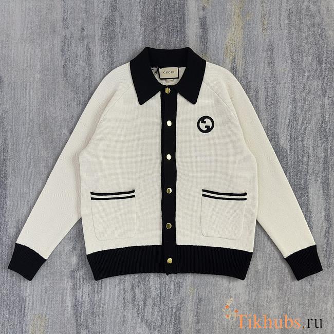 Gucci White Cardigan  - 1
