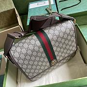 Gucci Ophidia Medium Messenger Bag Brown 28x22x8cm - 5