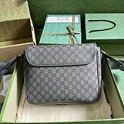 Gucci Ophidia Medium Messenger Bag Grey 28x22x8cm - 4