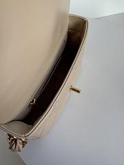 Chanel Small Flap Bag Lambskin Gold Beige 21x14x7cm - 2