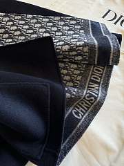 Dior Hooded Wrap Coat Blue - 5