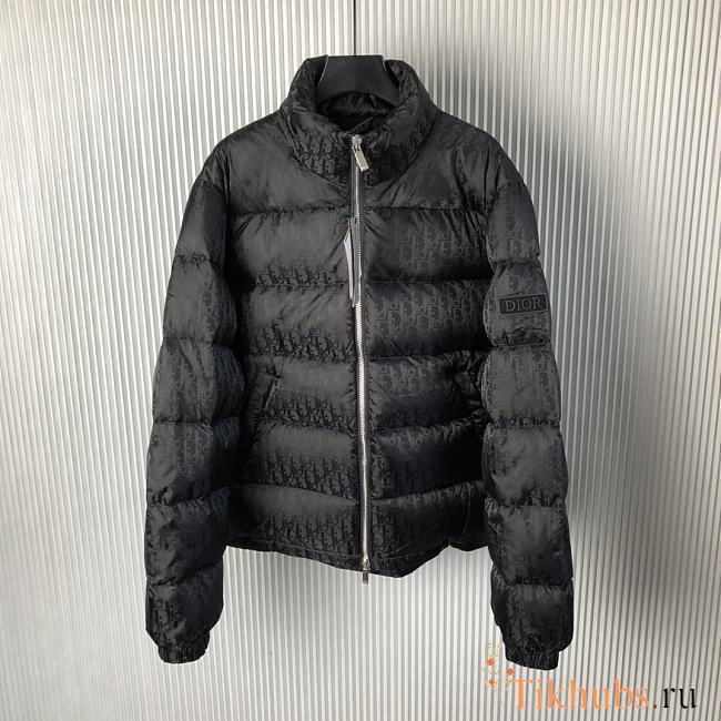 Dior Oblique Down Jacket Black Technical Jacquard - 1
