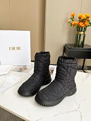 Dior Frost Ankle Boot Black Nylon Shearling - 2