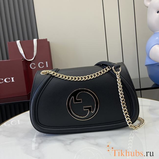 Gucci Black Blondie Small Shoulder Bag 26x16x8cm - 1
