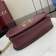 Gucci Red Blondie Small Shoulder Bag 26x16x8cm - 5