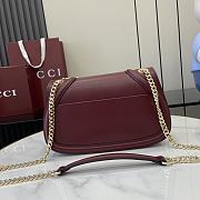 Gucci Red Blondie Small Shoulder Bag 26x16x8cm - 4