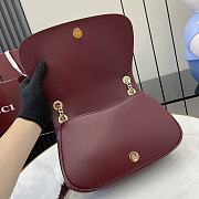 Gucci Red Blondie Small Shoulder Bag 26x16x8cm - 3