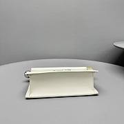 Jacquemus La Petite Pochette Leather Clutch White 19.5x14.5x6.5cm - 6