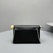 Jacquemus La Petite Pochette Leather Clutch Black 19.5x14.5x6.5cm - 5