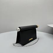 Jacquemus La Petite Pochette Leather Clutch Black 19.5x14.5x6.5cm - 2