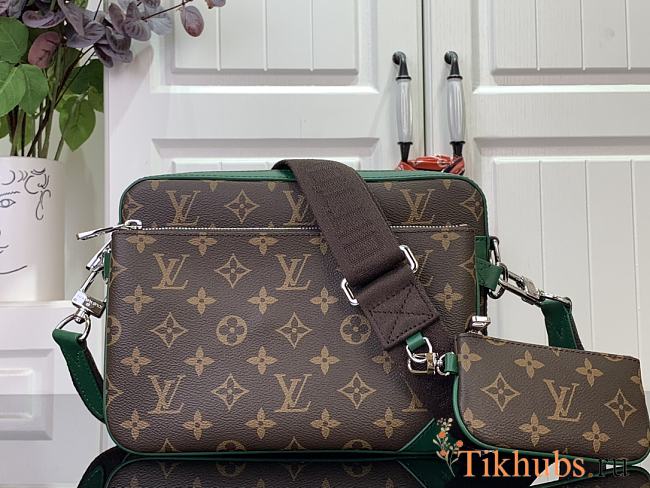 Louis Vuitton LV Trio Messenger Monogram Green 25x18.5x7cm - 1