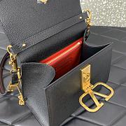 Valentino Small Vsling Black Handbag 22x17x9cm - 6