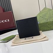 Gucci GG Marmont Bi-fold Card Case Wallet Black 11x9cm - 3