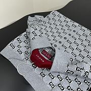 Gucci Wool Jacquard Polo Dress Grey - 4