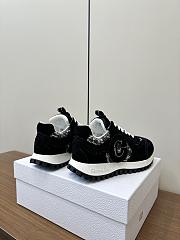 Dior 30 Montaigne B6I Black Sneaker - 4