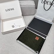 Loewe Green Scarf 185x23cm - 2