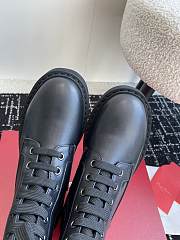 Viv' Rangers Combat Boots Black Leather - 5