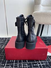 Viv' Rangers Combat Boots Black Leather - 4