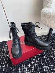 Viv' Rangers Combat Boots Black Leather - 2