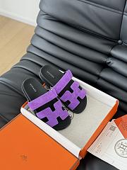 Hermes Chypre Purple Suede - 5