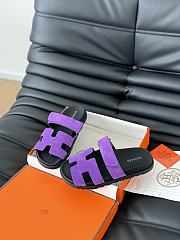 Hermes Chypre Purple Suede - 3